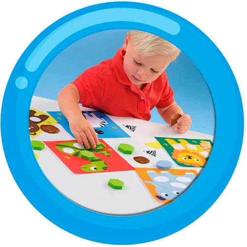 Набір для занять мозаїкою SES Creative My first – Мої перші сенсорні картки (14483S)