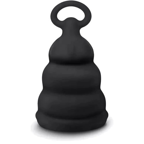 Силиконовая менструальная чаша с защитой от протечек Gvibe Gcup Black, 10 мл (чёрный)