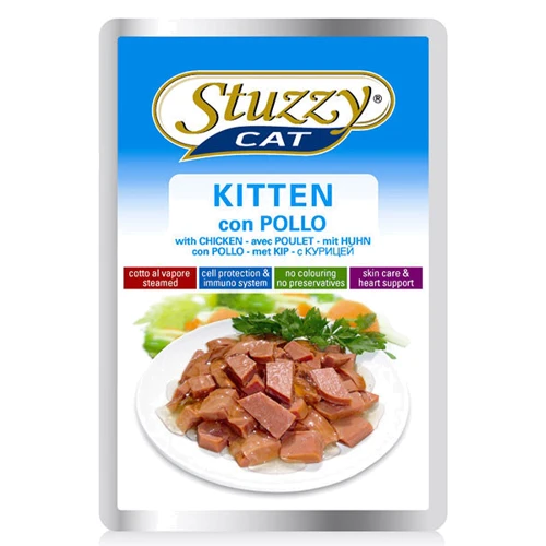 Корм для кошенят Stuzzy Cat Kitten курка в соусі, павукові, 100г