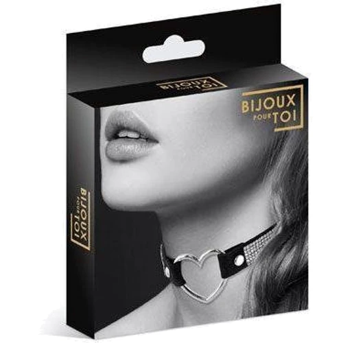 Чокер со стразами Bijoux Pour Toi - HEART DIAMOND