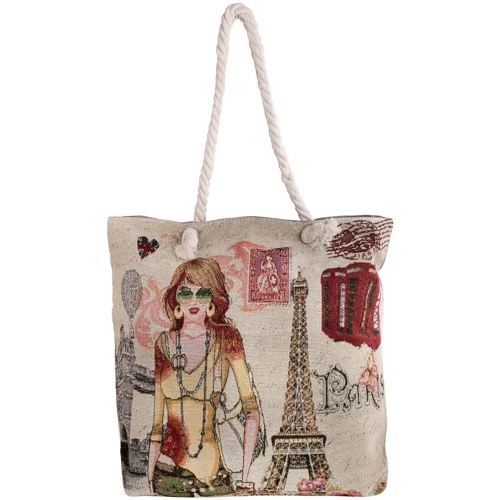 Женская сумка шоппер Valiria Fashion бежевая (3DETAL1811-1)