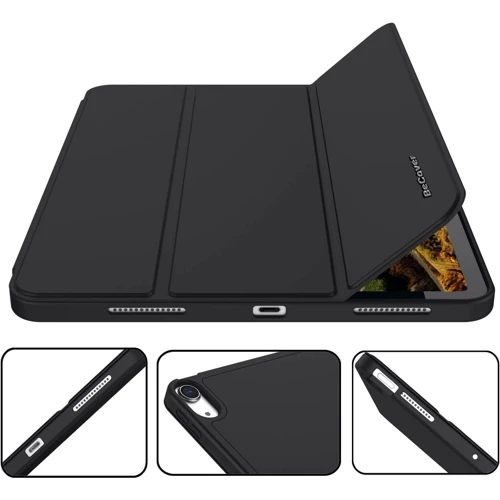 Аксессуар для iPad BeCover Direct Charge Pen with Pencil mount Black for iPad Air 2020/iPad Air 2022 (708775): Материал искусственная кожа