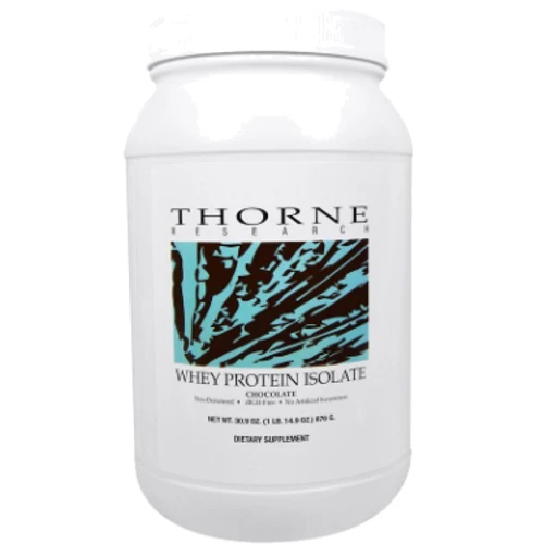 Thorne Research Whey Protein Isolate Сывороточный протеин изолят, шоколад 876 г