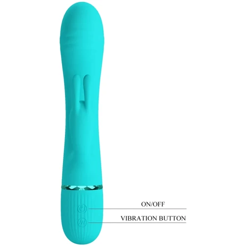 Вибромассажер для стимуляции точки G и клитора LYBAILE Pretty Love Gcocco Light green (BW-500060-1)