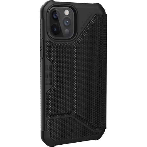 Чехол для iPhone Urban Armor Gear UAG Metropolis FIBR Black (112356113940) for iPhone 12/iPhone 12 Pro: Цвет черный