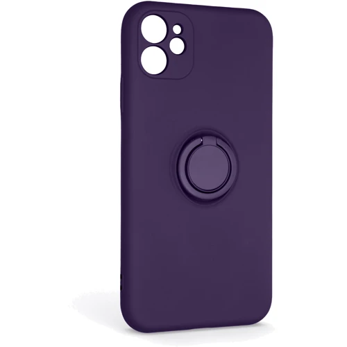 Чехол для iPhone ArmorStandart Icon Ring Dark Purple for iPhone 11 (ARM68646)