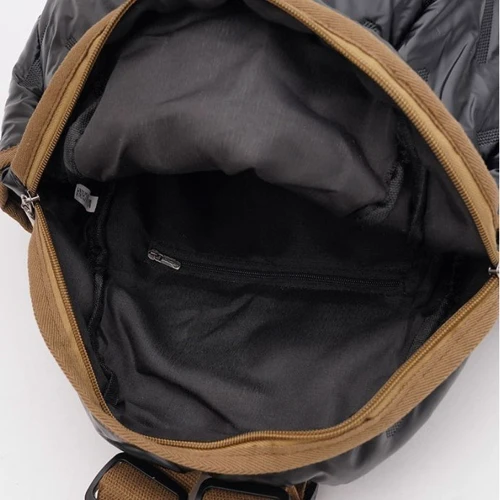 Женский рюкзак Monsen черный (C1cbk1965bl-black): Фактура Стеганая