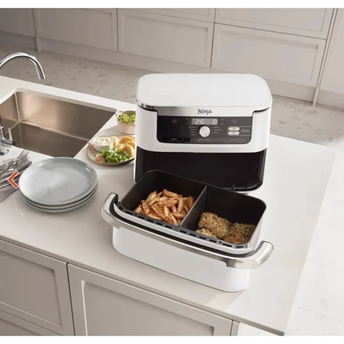 Фритюрница Ninja Foodi FlexDrawer AF500EUWH: Материал корпуса пластик