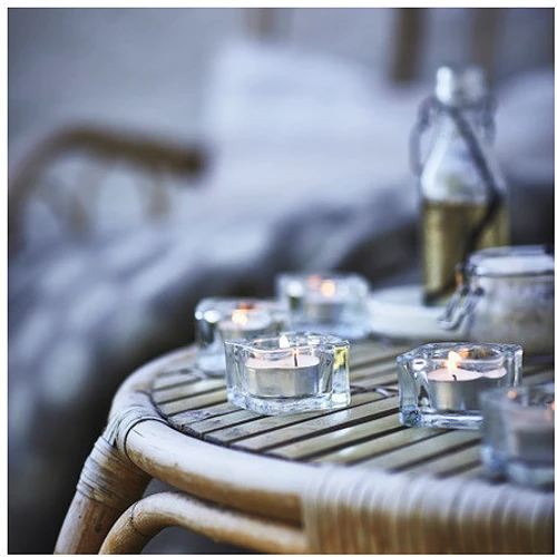 Ароматическая свеча ІКЕА Jamlik 3.5 часа Светло-бежевый (10502162)