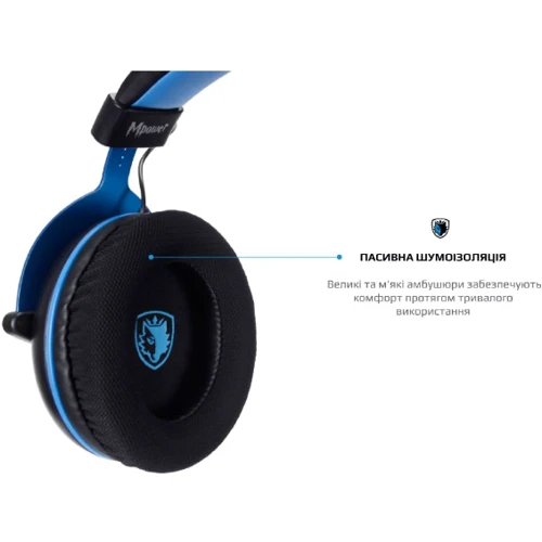Навушники Sades SA-723 Mpower Blue/Black (sa723blj) фото 8