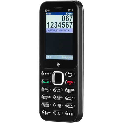 Мобільний телефон 2E E240 2020 Black (UA UCRF): Комунікації microUSB, Bluetooth 2.1