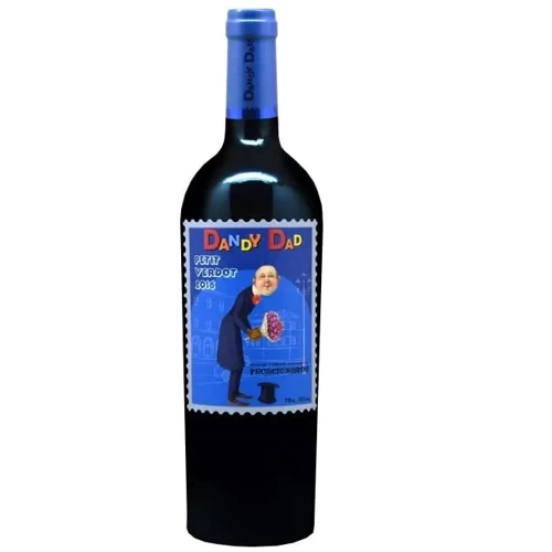 Вино El Soeado Happy Family Dandy Dad Petit Verdot, червоне, сухе, 0.75л 14.5% (ALR14464)
