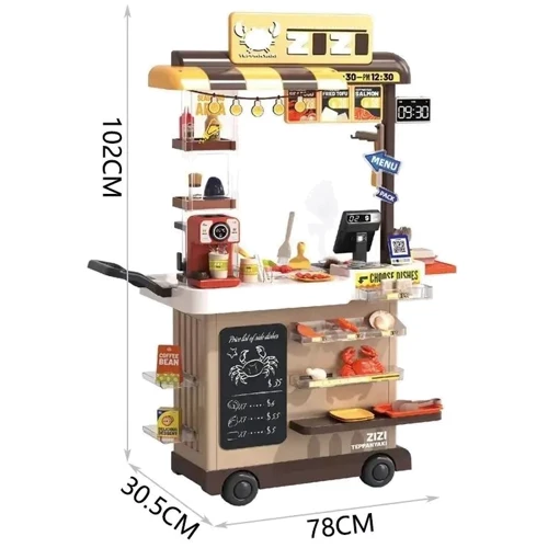 Набор игровой Тележка Фаст Фуд Teppanyaki Grill (889-285)