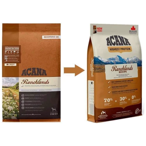 Сухой корм ACANA Ranchlands Dog с красным мясом и рыбой для собак различных пород на всех стадиях жизни 11.4 кг (a54311): Тип Сухой корм