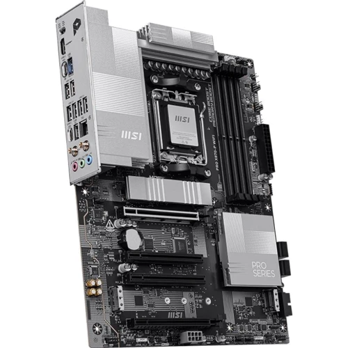 MSI PRO X870-P WIFI: Разъемы на задней панели HDMI, Thunderbolt, USB Type-C, USB 3.2 Gen 2, USB 3.2 Gen 1, USB 2.0, Ethernet RJ-45