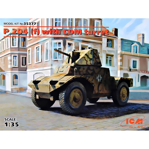 Німецький бронетранспортер ICM Panzerspähwagen P 204 (f) з баштою CDM, Друга світова війна