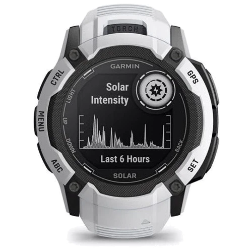 Смарт-годинник Garmin Instinct 2X Solar Whitestone (010-02805-04): Дисплей 1.1" (176x176 pixels)