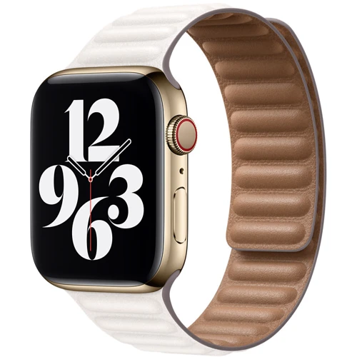 Аксесуар для Watch Apple Leather Link Chalk Size M / L (MJKT3) for Apple Watch 42 / 44mm