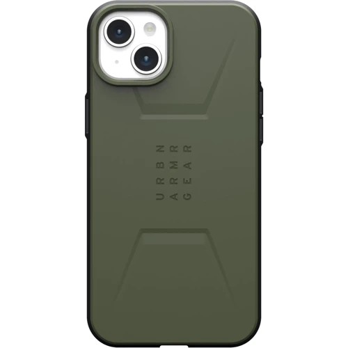 Чехол для iPhone Urban Armor Gear UAG Civilian Magsafe Olive Drab (114306117272) for iPhone 15 Plus: Материалы поликарбонат и полиуретан