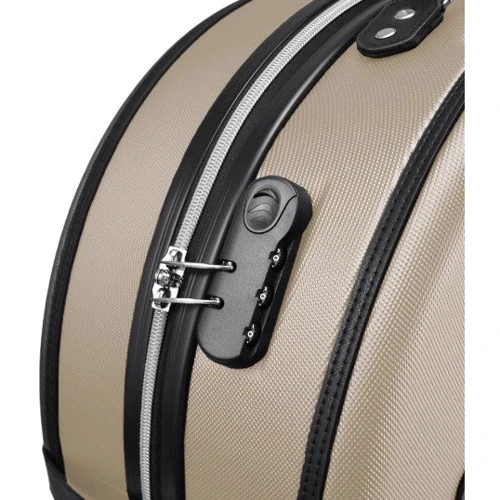 Чемодан Semi Line 20" (S) Champagne/Black шампань/черный (T5674-2): Застежка Молния
