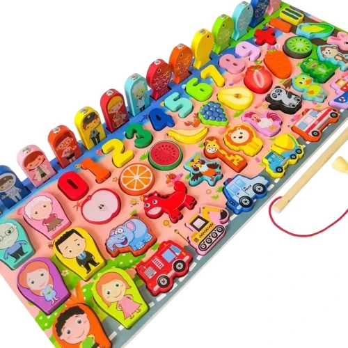 Деревянная игрушка Woody Умники и умницы MD 2902