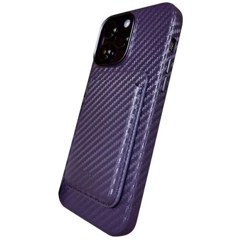 Чехол для iPhone K-DOO Mag Noble Collection Carbon Purple for iPhone 14: Материалы Пластик