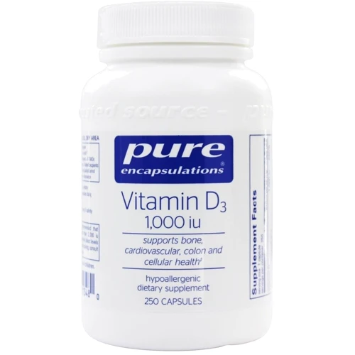 Pure Encapsulations Vitamin D3 1,000 МО 250 caps Вітамін D3 (PE-01348)