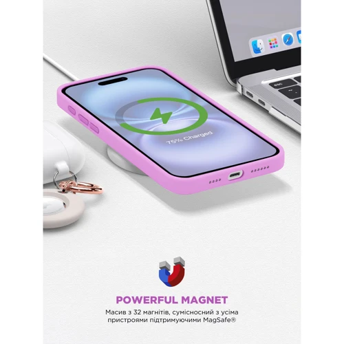 Чехол для iPhone ArmorStandart ICON2 MagSafe Light Purple for iPhone 16 Plus (ARM80187) фото 6