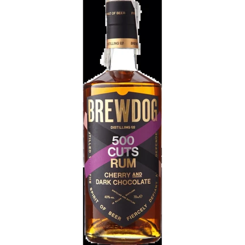 Ром BrewDog 500 Cuts Cherry and Dark Chocolate Rum 0.7 л (BWW3999)