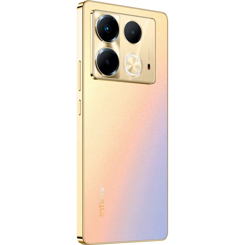 Смартфон Infinix Note 40 8/256Gb NFC Titan Gold (UA UCRF): Комунікації USB Type-C 2.0 / Bluetooth / Wi-Fi 802.11 a/b/g/n/ac, dual-band / GPS / NFC