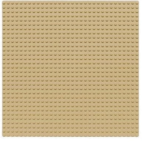 Конструктор Wange Опорная (базовая) плита для конструирования 32x32 бежевый (8806)