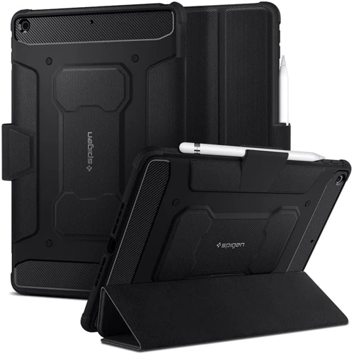 Аксессуар для iPad Spigen Core Armor Black (ACS02641) for iPad 10.2 2019-2021/iPad Air 2019/Pro 10.5: Цвет черный