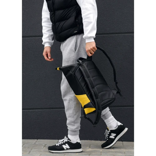 Чоловічий рюкзак Sambag RollTop X чорно-жовтий (24320628m): Тип Рюкзаки