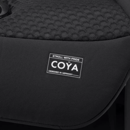 Прогулочная коляска Cybex Coya Urban Mobility Black с бампером и дождевиком (524000691): Материал колес полиуретан