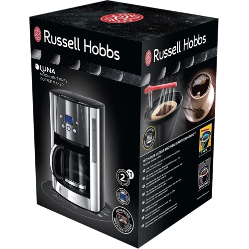Кофеварка Russell Hobbs 23241-56 Moonlight Grey: Габариты, см 34x22x22