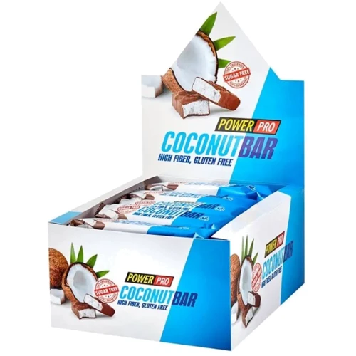 Power Pro Protein Bar 20 x 50 g Coconut: Форма выпуска Батончики