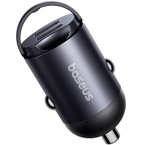 Зарядное устройство Baseus Car Charger 2xUSB-C Tiny Star Mini 30W Black (C00035001121-03): Особенности Быстрая зарядка, USB-C
