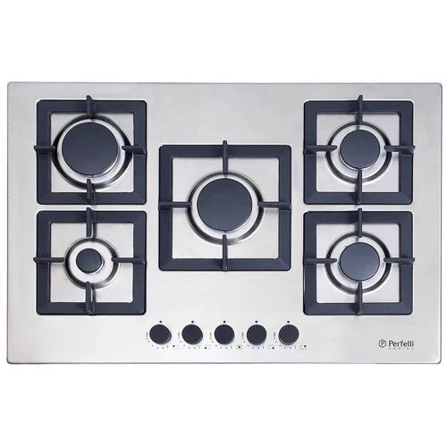 Варильна поверхня газова Perfelli Design HGM 7530 INOX SLIM LINE фото 9