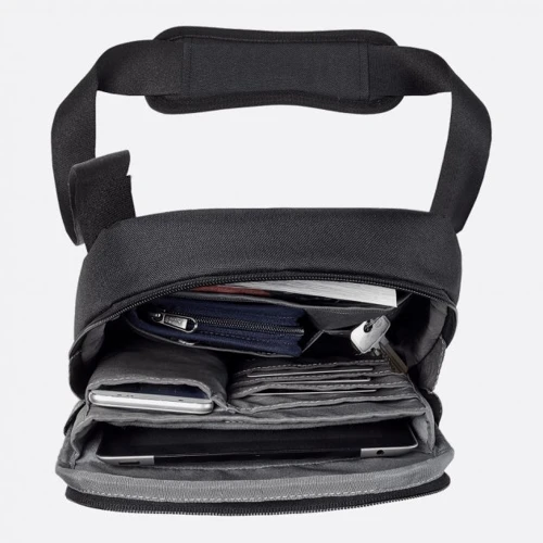Сумка через плече Jack Wolfskin Gadgetary чорна (8006611_6000): Стать Унисекс