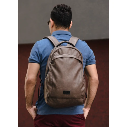 Мужской рюкзак Sambag Zard 0ZN коричневый нубук (25000061m)