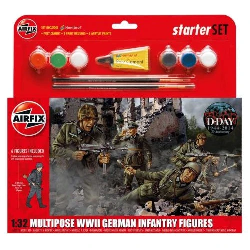 Подарочный набор Airfix с набором фигурок немецкой пехоты Второй мировой войны AIR55210