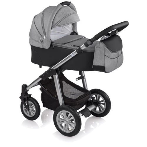 Универсальная коляска 2 в 1 Baby Design Dotty 2019 10 Black