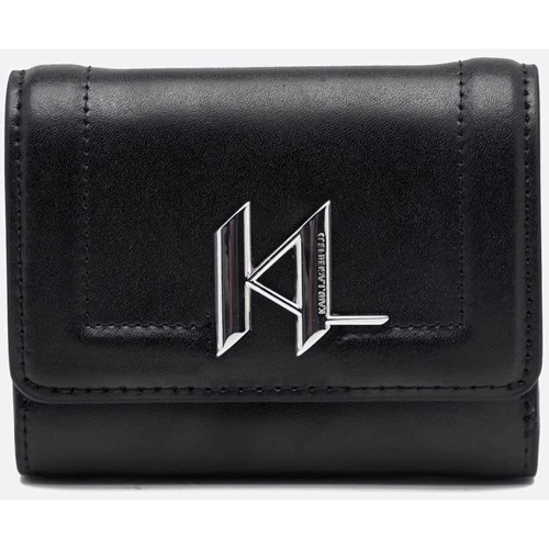 Жіночий гаманець Karl Lagerfeld K/SADDLE MD BIFOLD WALLET чорний (225W3234-999)