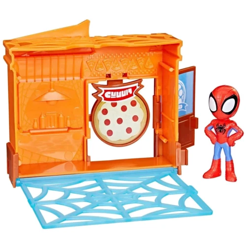 Игровой набор SPD Hasbro Городские кварталы Спайди и его удивительные друзья (F8360 SAF CITY BLOCKS PIZZA SPIDEY): Производитель Hasbro