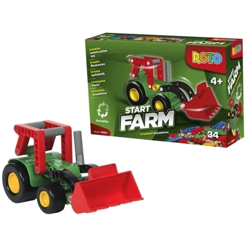 Конструктор Roto START FARM Tractor 34 деталей (6407169)