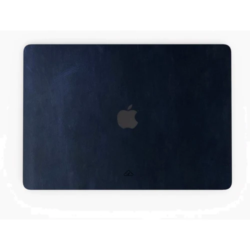 Chohol Skin Leather Crazy Horse Blue (front&back) for MacBook Pro 13" 2016-2020/Pro 13" 2020 M1: Цвет Синий (Blue)