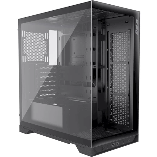 Корпус ADATA XPG INVADER X Tempered Glass Black (INVADERXMTWOF-BKCWW)