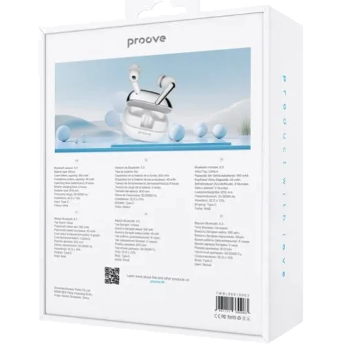 Наушники Proove Blitz TWS with ANC White фото 4