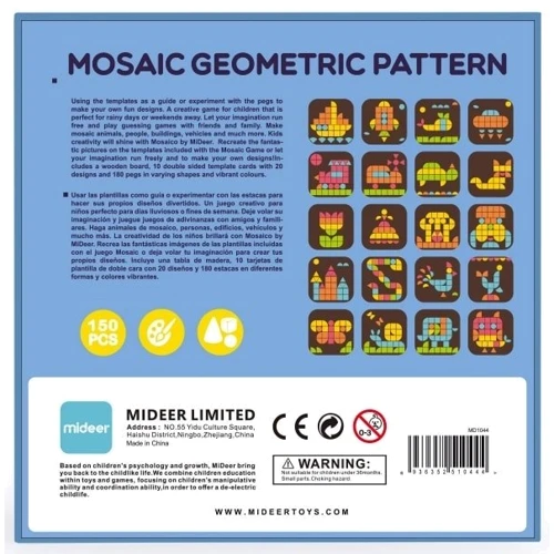 Мозаика Геометрические фигуры MiDeer MD1044