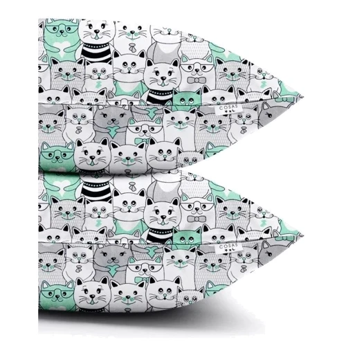 Набор наволочек Cosas Set Pillow Cats Gray 60х40 см (4822052025147)